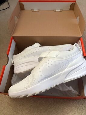 Nike White Slip-On Athletic Sneakers